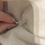 小红书爆款闪钻鸽子蛋戒指女小众爆闪锆石指环精致轻奢可调节尾戒