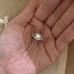 气质高级大气韩版时尚群镶闪钻锆石求婚高级感戒开口可调节戒指女
