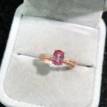 不掉色高级感电镀18K金天然紫水晶招财彩宝戒指女款简约珠宝