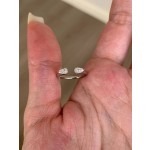 爆小清新闪双子星·双水滴开口尾戒高级感小众设计轻奢戒指钻戒女