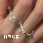 极简银色圆牌戒指女小众设计轻奢高级感时尚百搭叠戴不掉色食指戒