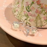 「甜屿莓园」多巴胺粉系草莓波点戒指女浆果小众甜美高级感食指戒