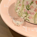 「甜屿莓园」多巴胺粉系草莓波点戒指女浆果小众甜美高级感食指戒
