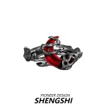 原创小众暗黑风血月液态时尚复古不规则缠绕设计开口肌理情侣戒指