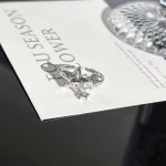 星芒流光冷调质感甜酷叠戴配饰气质简约时尚小众设计感情侣戒指女