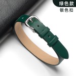 八宝罗盘饰品表带真皮绢丝手链手环皮带一条过黄金手带雨丝纹女款