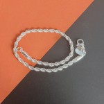 镀银男士手链马鞭蛇骨侧身TEMU跨境热卖爆款女生简约个性配饰批发