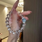 海蓝宝白水晶手串女2026新款爆款轻奢小众感送女友情人节工厂直供
