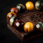眷钰 天然彩虎眼石手串虎晴石水晶手链珠宝工厂批发代发S2091519