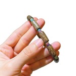 文艺范高品质沉香木设计感多巴胺手链手串