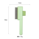 猫梳子去浮毛针梳毛刷狗毛猫毛清理器撸猫长毛专用宠物短毛除毛梳