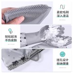 工厂批发加绒宠物清洁手套防抓咬硅胶加厚加长猫狗除毛手套现货