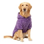 跨境冬季大狗衣服双面绒中大型犬金毛拉布拉多边牧居家保暖防掉毛