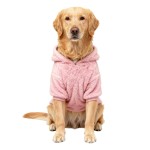 跨境冬季大狗衣服双面绒中大型犬金毛拉布拉多边牧居家保暖防掉毛