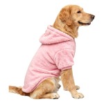 跨境冬季大狗衣服双面绒中大型犬金毛拉布拉多边牧居家保暖防掉毛