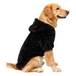 跨境冬季大狗衣服双面绒中大型犬金毛拉布拉多边牧居家保暖防掉毛