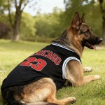 狗狗衣服大型犬薄款杜宾透气篮球服大狗衣服夏季金毛德牧狗狗衣服
