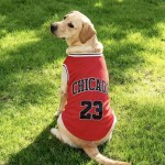 狗狗衣服大型犬薄款杜宾透气篮球服大狗衣服夏季金毛德牧狗狗衣服