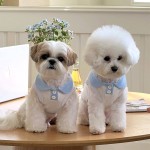 猫咪泰迪薄款条纹夏季雪纳瑞狗狗衣服夏天宠物比熊春秋小猫POLO衫