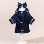仿真丝睡衣宠物小狗狗衣服泰迪贵宾比熊博美猫咪服饰两脚衣春夏装