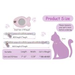 适用宠物Airtag猫咪项圈 防丢失可定位追踪小猫 PU小鱼铃铛脖颈圈