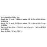 跨境宠物项圈可刻字新款猫咪项圈格子系列狗狗项圈可爱铃铛项圈批