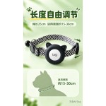 跨境新款AirTag保护套猫项圈宠物防丢追踪定位可调节防窒息猫脖圈