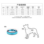 跨境潜水料内衬狗狗项圈反光皮带针扣宠物项圈大中小型犬颈圈脖圈