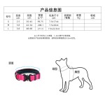 亚马逊战术反光狗项圈中大型犬耐拉耐磨宠物项圈防爆冲带手柄脖圈