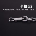 狗链子防咬断狗狗牵引绳大型犬小型犬铁链绳铁项圈拴狗链条遛狗绳