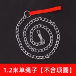 狗链子防咬断狗狗牵引绳大型犬小型犬铁链绳铁项圈拴狗链条遛狗绳