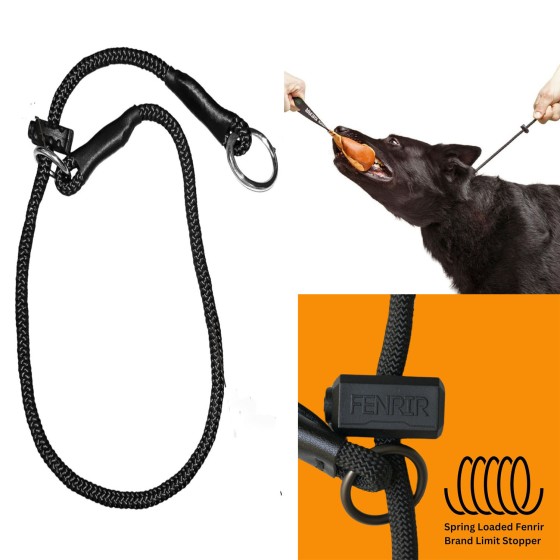 训犬窒息绳训狗绳中大型犬只训练P绳滑动项圈带弹簧限制器狗用品