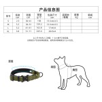 三条反光宠物项圈大中型犬训练战术狗狗劲圈可提握防爆冲马犬脖套