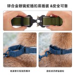 三条反光宠物项圈大中型犬训练战术狗狗劲圈可提握防爆冲马犬脖套