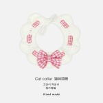 猫咪狗狗编织项圈手工针织毛线项圈宠物围脖围巾饰品猫咪脖子项圈