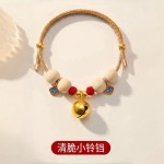 宠物猫项圈跳蚤虱子宠物体外香樟木狗用品可爱铃铛饰品可调节现货