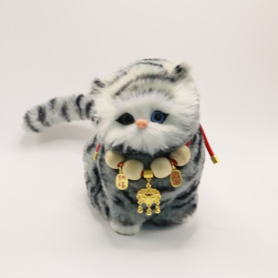 宠四哏中式宠物项圈猫咪狗狗饰品木珠铃铛挂件四季通用