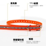 tpu反光宠物项圈 防水耐咬可调节狗狗项圈宠物店小中大犬夜光项圈