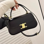 跨境bag女包凯旋门包包女式2025新款c家女包真皮马鞍包手提斜挎包