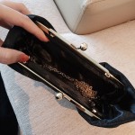 跨境新款晚宴包名媛宴会手拿包旗袍晚礼服包包镶钻蝴蝶结小手包女