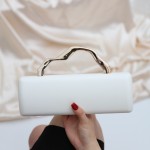 欧美跨境女士高级感晚宴包PU方形手提包单肩斜挎包时尚轻奢晚装包