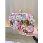 源头工厂直销花朵晚宴手拿包名媛气质女包礼服伴娘包时尚小方包