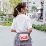 爆款尾货格纹小方包少女ins口红手机包韩版小众单肩斜跨包包女