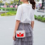 爆款尾货格纹小方包少女ins口红手机包韩版小众单肩斜跨包包女