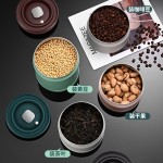 可抽真空咖啡罐韩式304不锈钢储物密封罐按压式五谷豆茶叶保鲜盒