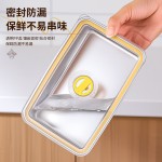 不锈钢保鲜盒食品级果蔬盒备菜密封带盖方盒子冰箱专用冷冻收纳盒
