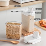 PET食品级密封罐带提手大容量塑料收纳盒厨房五谷杂粮储物罐批发