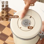 跨境304不锈钢密封罐咖啡豆收纳罐食品级家用厨房杂粮储存罐子