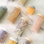 家用五谷杂粮收纳盒厨房冰箱干货防潮密封罐食品级透明塑料储物盒