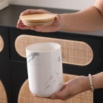 北欧陶瓷密封罐厨房杂粮储物罐食品收纳罐糖果罐咖啡茶叶罐密封盒